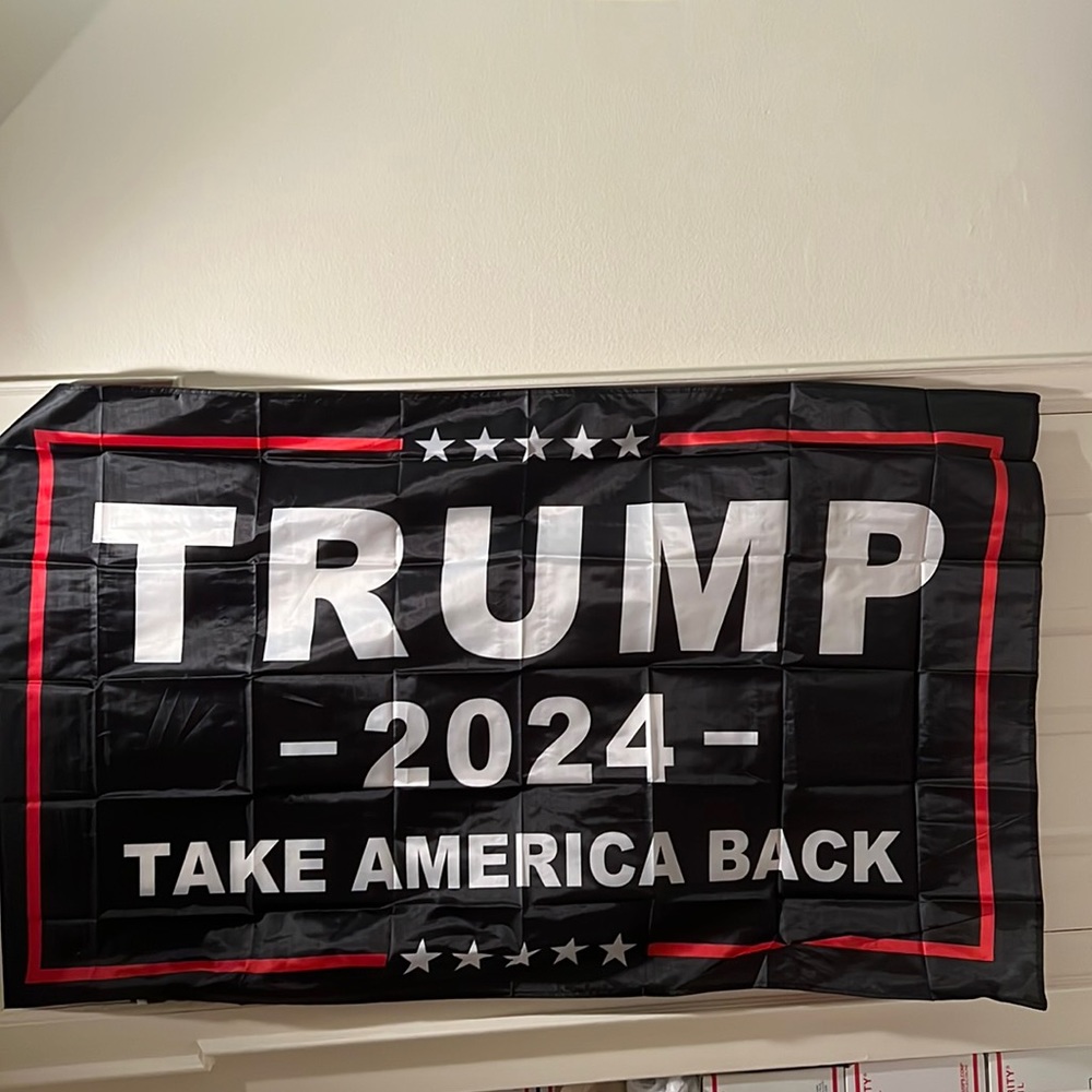 NWOT TRUMP 2024 TAKE AMERICA BACK Banner Flag 3x5ft
